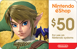   Nintendo Gift Card Codes $50